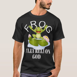 Camiseta Confiar plenamente en la fe religiosa de Dios