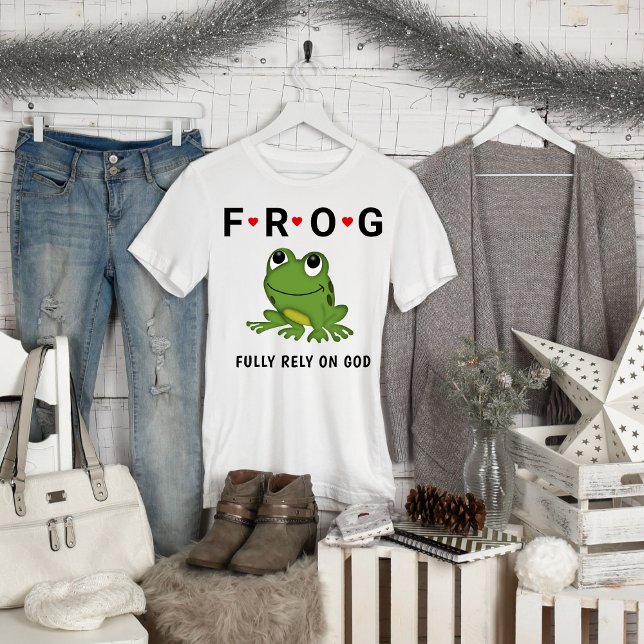 Camiseta Confiar plenamente en los corazones de la rana de  (Subido por el creador)