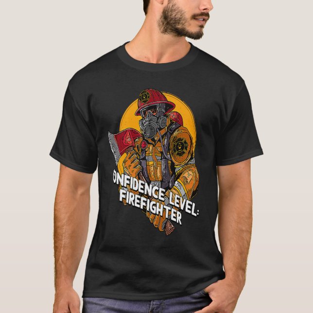 Camiseta Confidence Firefighter Fire Department Appreciatio (Anverso)