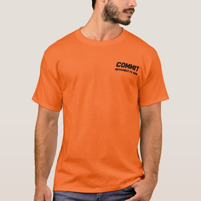 Camiseta CONFÍE, el 14 de noviembre de 2010 (Anverso)