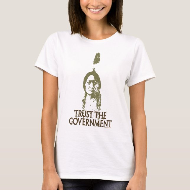 Camiseta Confíe en al gobierno (Anverso)