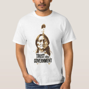 Camiseta Confíe en al gobierno - ironía