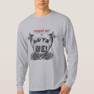 Camiseta ¡confíe en mí! Regalo simple de pareja de San Vale