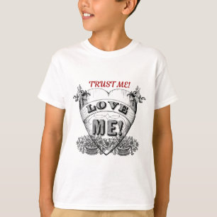 Camiseta ¡confíe en mí! Regalo simple de pareja de San Vale
