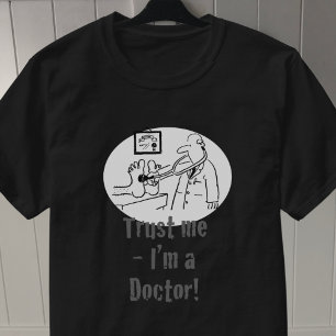 Camiseta Confíe en mí, soy médico