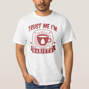 Camiseta Confíe en que yo es Barista