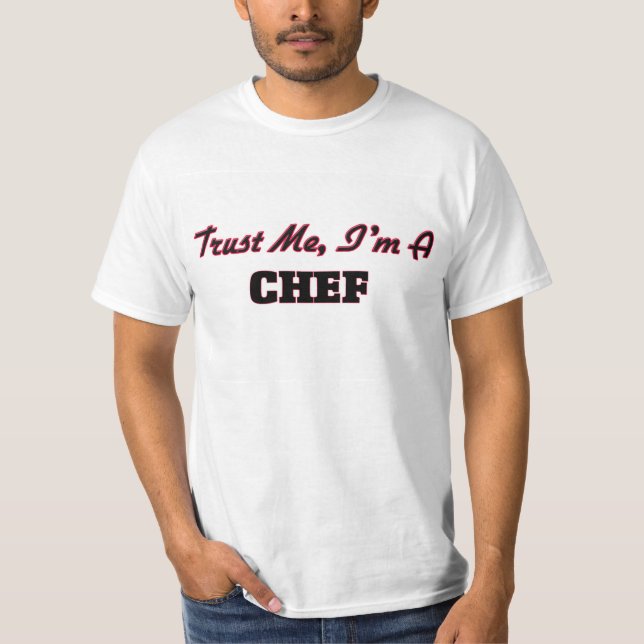 Camiseta Confíe en que yo es cocinero (Anverso)