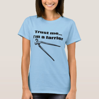 Camiseta Confíe en que yo es herrador