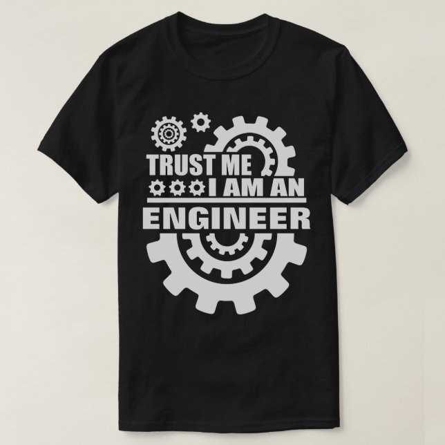 Camiseta Confíe en que yo es ingeniero (Diseño del anverso)