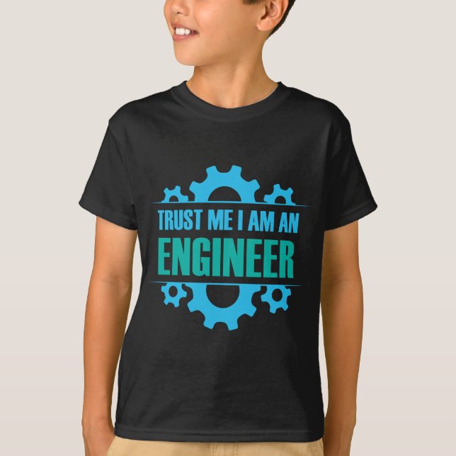 Camiseta Confíe en que yo es ingeniero (Anverso)