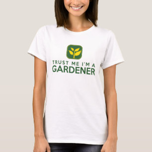 Camiseta Confíe en que yo es jardinero