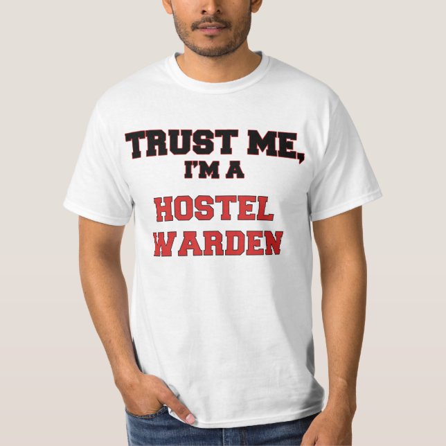 Camiseta Confíe en que yo es mi encargado del parador (Anverso)