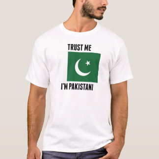 Camiseta Confíe en que yo es paquistaní