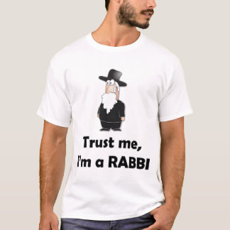 Camiseta Confíe en que yo es rabino - humor judío divertido