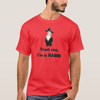 Camiseta Confíe en que yo es rabino - humor judío divertido