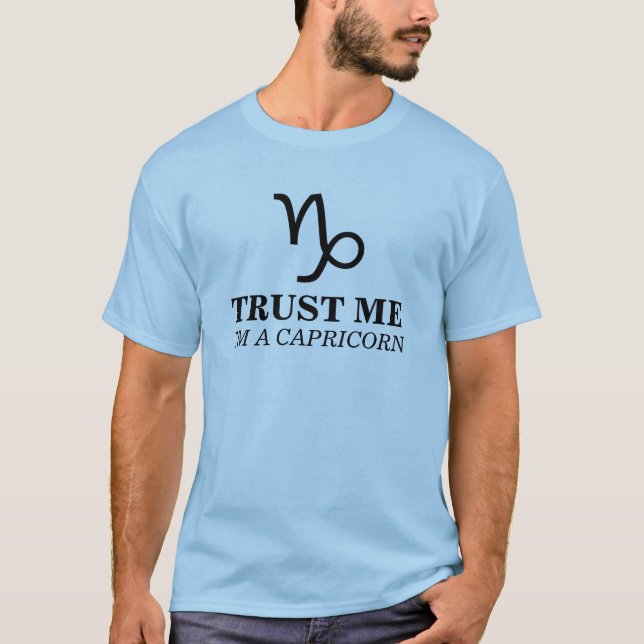 Camiseta Confíe en que yo es un Capricornio (Anverso)