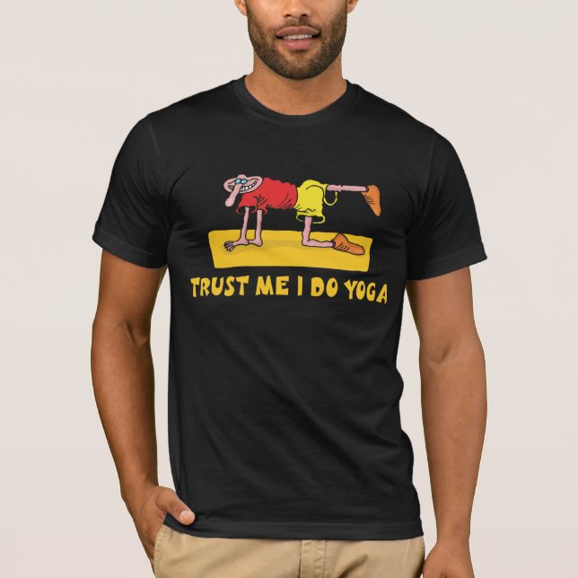 Camiseta Confíe en que yo hace yoga (Anverso)