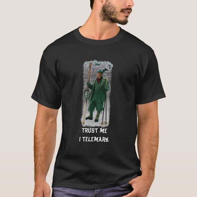 Camiseta Confíeme en carácter del telemark de I (Anverso)