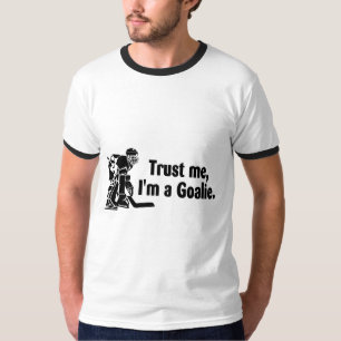 Camiseta Confíeme en Im un hockey del portero