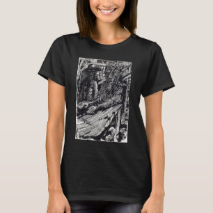 Camiseta "¡Confiesa!", dibujo de tinta india