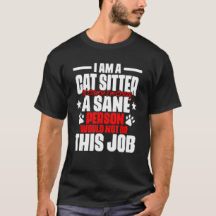 Camiseta Configuración de animal humor para un cuidador de