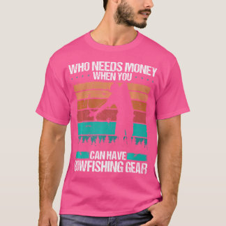 Camiseta Configuración de pesca con arco Carrete de pesca c