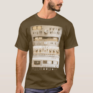 Camiseta Configurar medios mixtos de audio vintage HiFi Sou