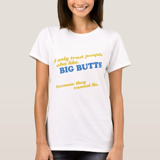 Camiseta Confío en solamente a la gente que como extremos (Anverso)