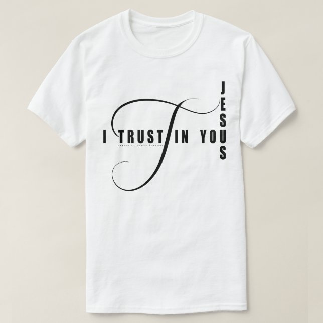 Camiseta Confío en ti Jesús (Diseño del anverso)