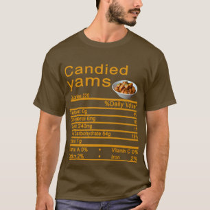 Camiseta confitados de mima Nutrición Hechos Graciosos Acc