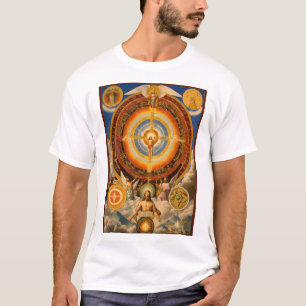 Camiseta Confluencia de la sabiduría neo-góstica: La sagrad
