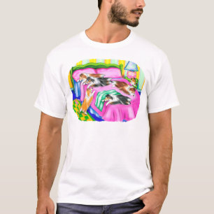 Camiseta Confort rosa Sheltie