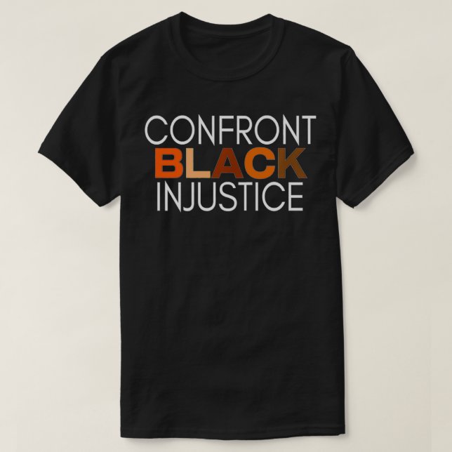 Camiseta Confront Injustice Premium  (Diseño del anverso)