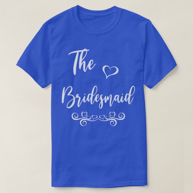 Camiseta Confrontación de Boda de la dama de honor (Diseño del anverso)