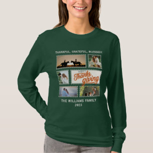 Camiseta Confrontación de familia de Collages de fotos de A