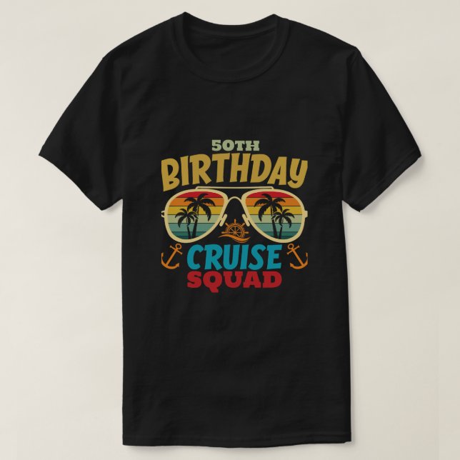Camiseta Confrontación de grupo de personalizado Birthday C (Diseño del anverso)