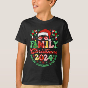 Camiseta Confrontación de Navidades de familia 2024 Navidad