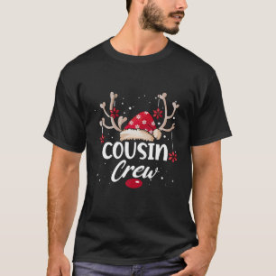Camiseta Confrontación de Navidades de Santa Hat renos de