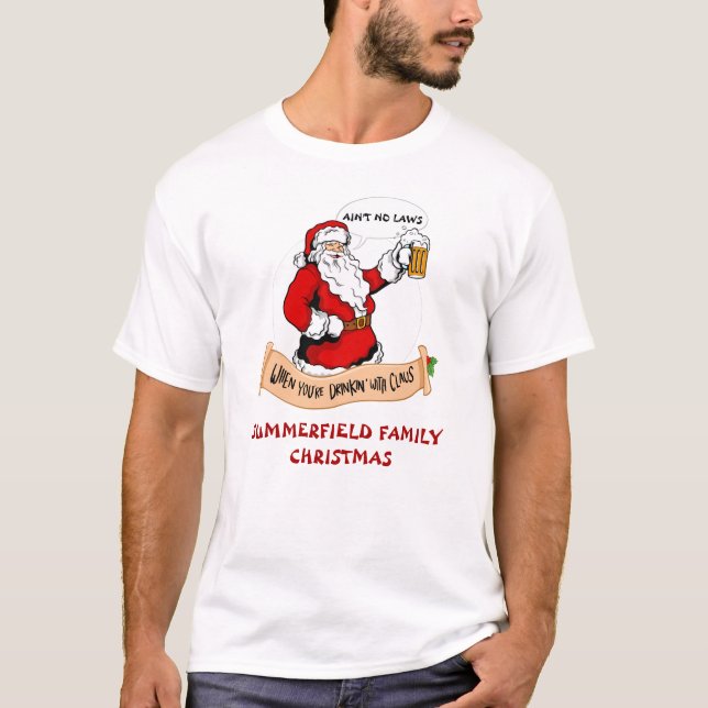 Camiseta Confrontación de Navidades sindicales familiares (Anverso)