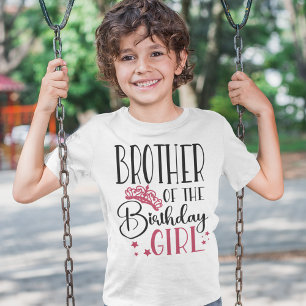 Camiseta Confrontación de Personalizado  hermano del Chica