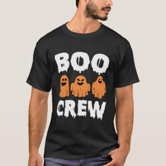 Camiseta Confrontación familiar de Boo Crew Naranja Hallowe
