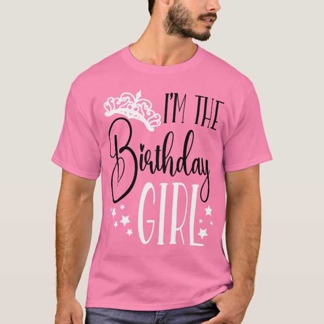 Camiseta Confrontación personalizada de cumpleaños de Chica (Anverso)