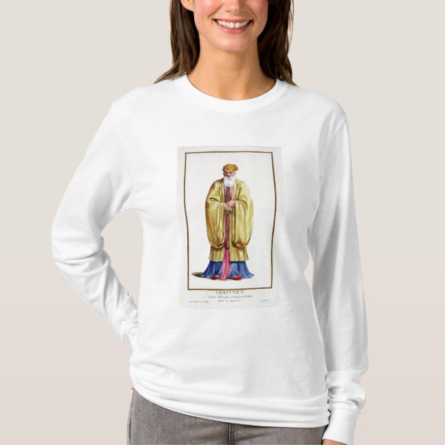 Camiseta Confucio (551-479 A.C.), de 'DES Estampes de (Anverso)