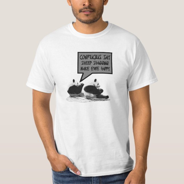 Camiseta Confucio dice valor (Anverso)