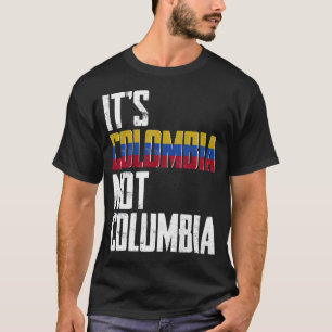Camiseta Confusión Colombia Colombia No Columbia