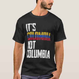 Camiseta Confusión Colombia Colombia No Columbia