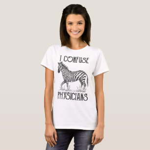 Camiseta Confusión de los médicos Cebra