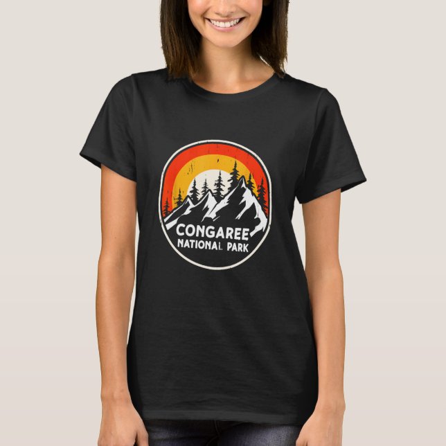 Camiseta Congaree National Park Mountain Camping South Caro (Anverso)