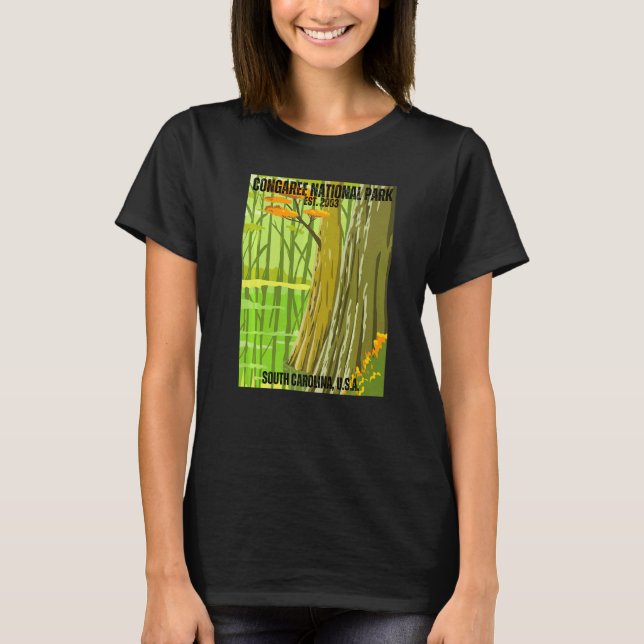 Camiseta Congaree National Park South Carolina State Souven (Anverso)