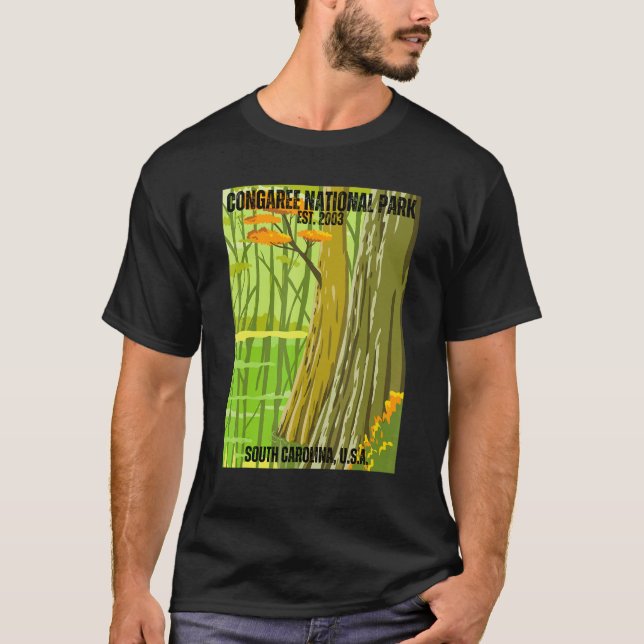 Camiseta Congaree National Park South Carolina State Souven (Anverso)